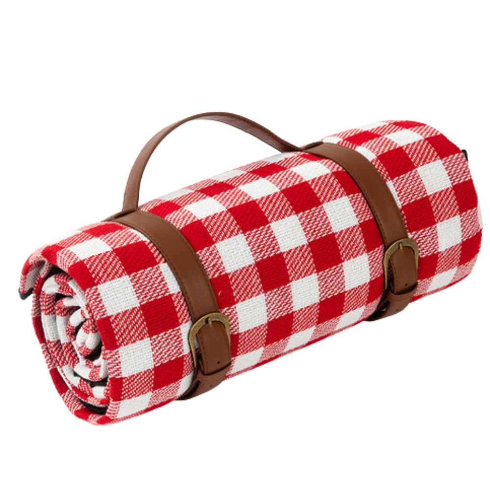 SUENTA Wasserdichte Outdoor Picknickmatte Allwetterkomfort Leicht Rot 1