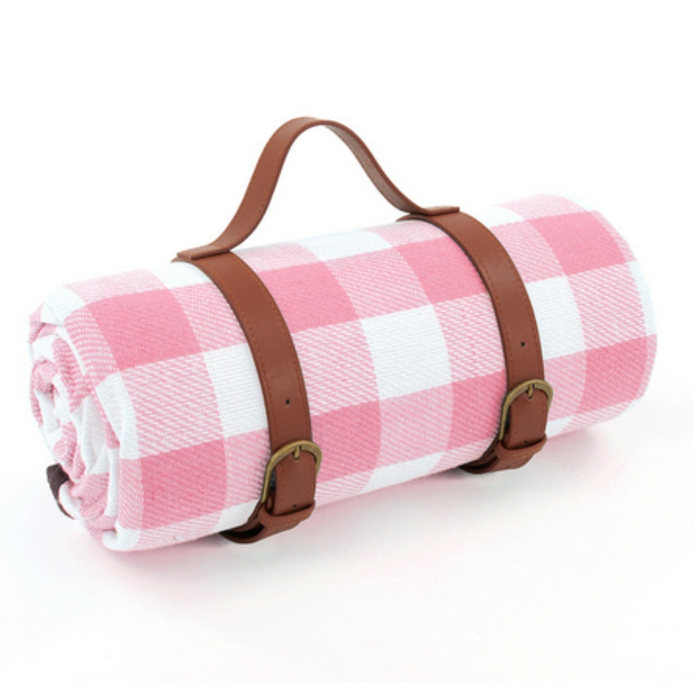 SUENTA Wasserdichte Outdoor Picknickmatte Allwetterkomfort Leicht Rosa
