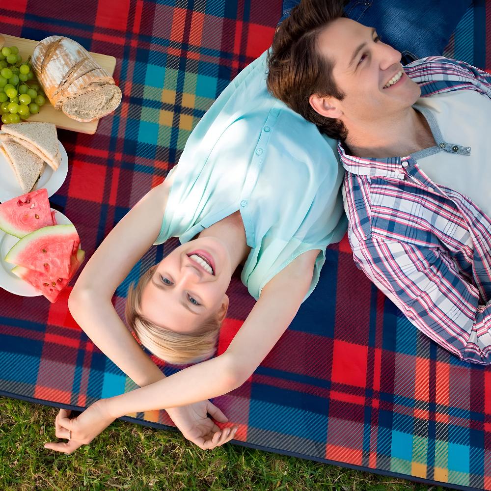 SUENTA Wasserdichte Outdoor Picknickmatte Allwetterkomfort Leicht