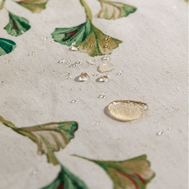 SUENTA Wasserdichte Tischdecke Mit Ginkgoblattmuster Für Familien