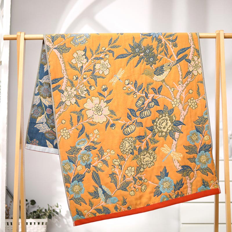 SUENTA Wendbares Strandtuch Mit Hibiskus Design Für Kinder Spaß