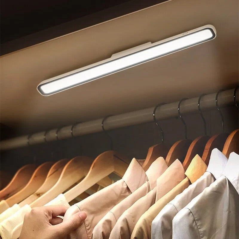 SUENTA Wiederaufladbare Magnetische Schreibtischlampe mit Sensorsteuerung – Modernes Design in Schwarz, Weiß oder Grau