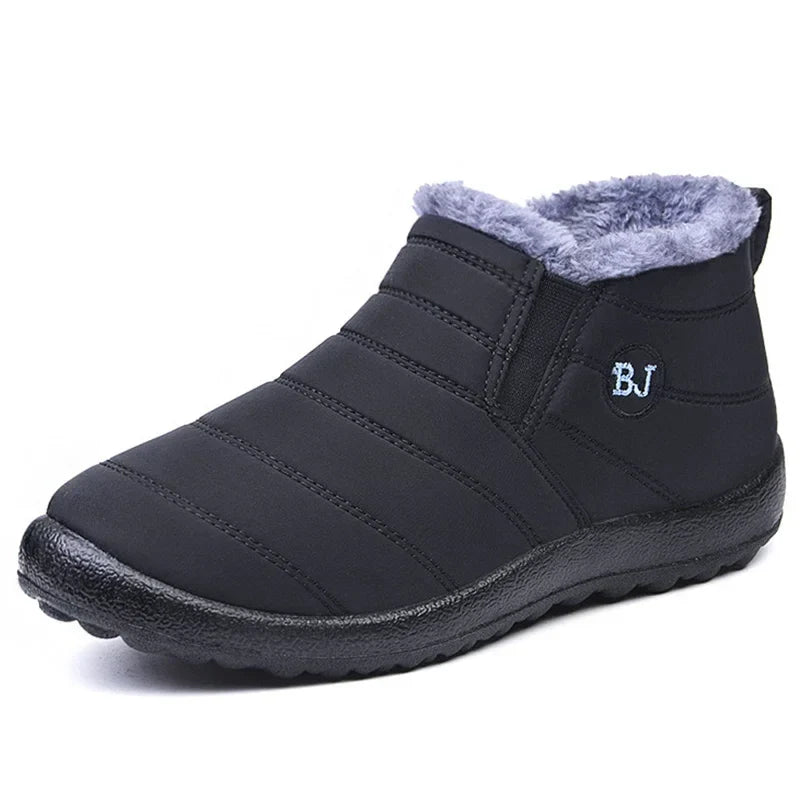 SUENTA Unisex Winterstiefel Kälte Trotzen Mit Stil Und Funktion - Winterstiefel Schwarz