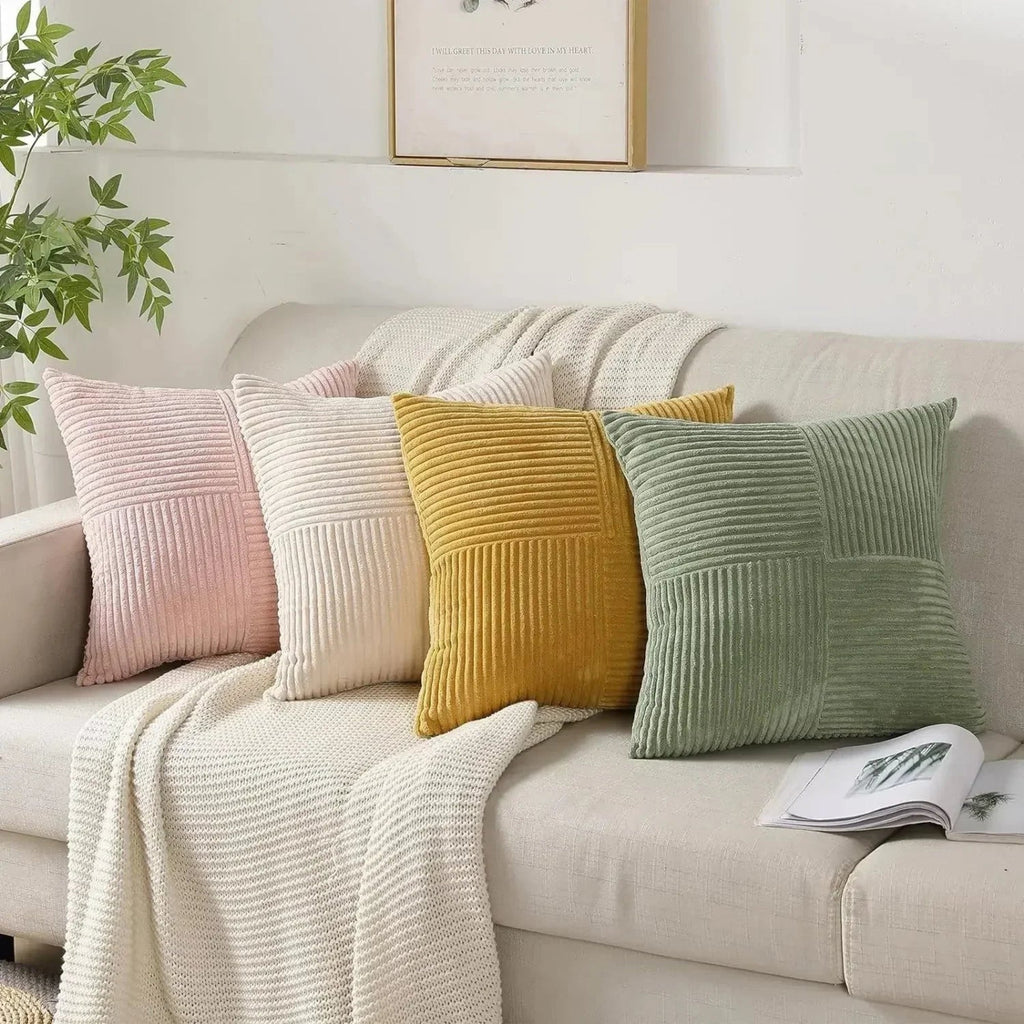 SUENTA Samtkissenbezüge 45x45 Cm Luxusweich Für Sofa Und Bett