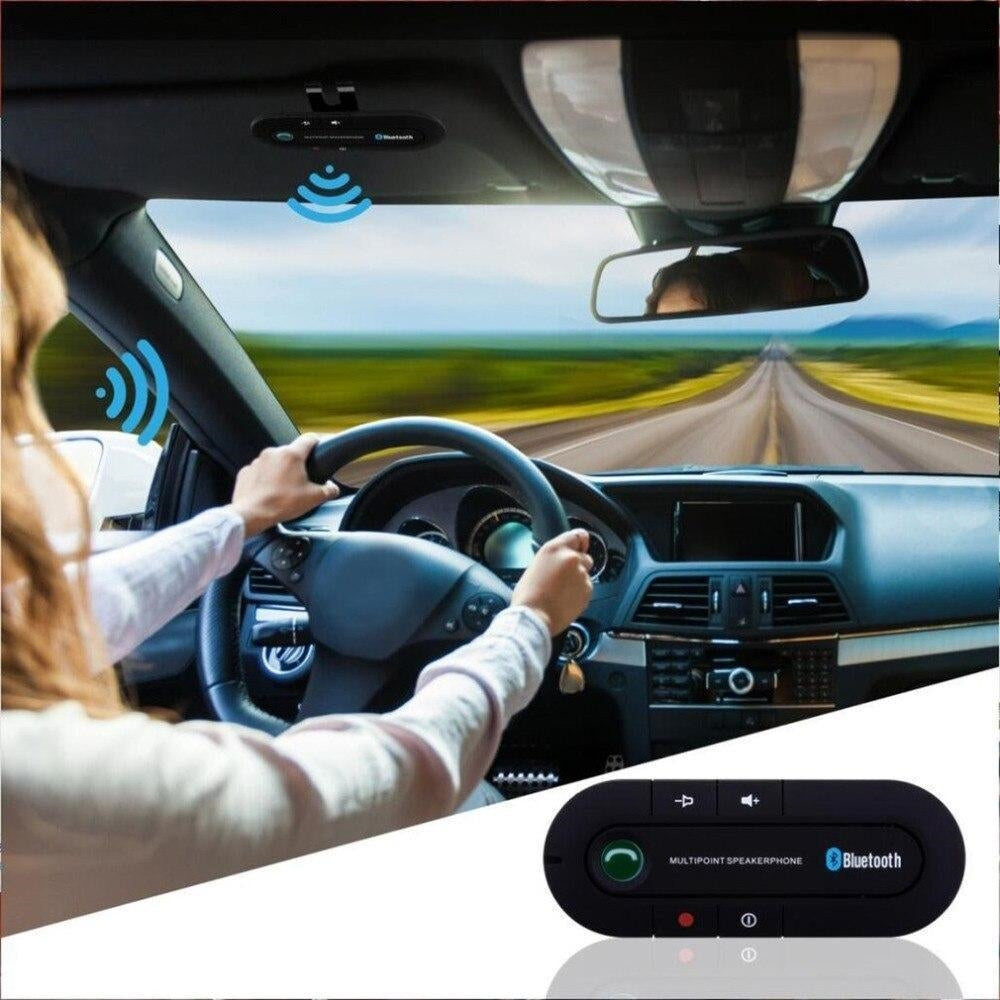 SUENTA Bluetooth Freisprecheinrichtung Auto Lautsprecher Mikrofonen Magneten