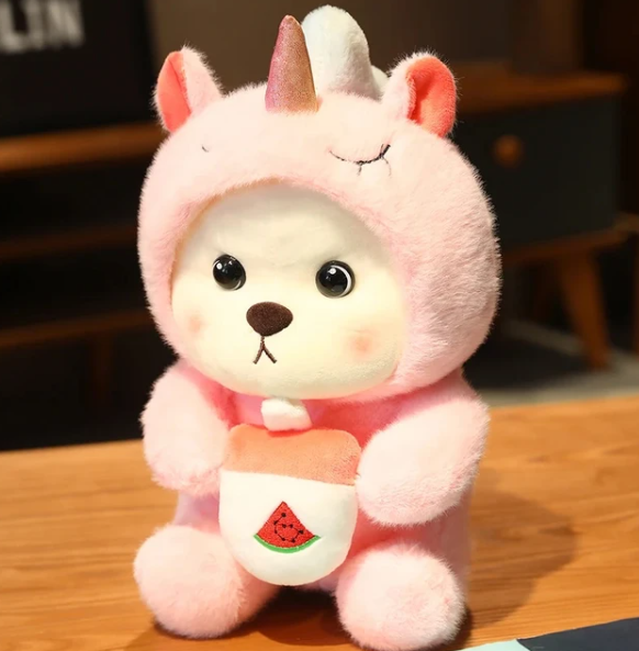 SUENTA Kuscheliger Plüschbär Kuscheltier Weich und Kuschelig Für Kinder Mehrere Modelle Stil 2