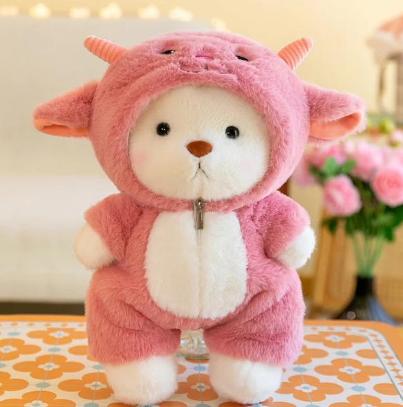 SUENTA Kuscheliger Plüschbär Kuscheltier Weich und Kuschelig Für Kinder Mehrere Modelle Stil 7
