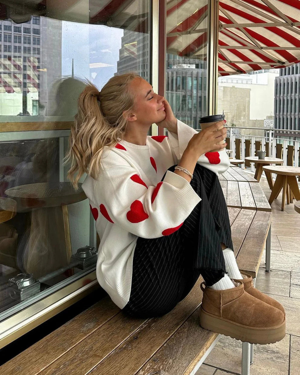 SUENTA Vespera Damen Strickpullover "Comfy Love" – Atmungsaktiver Komfort