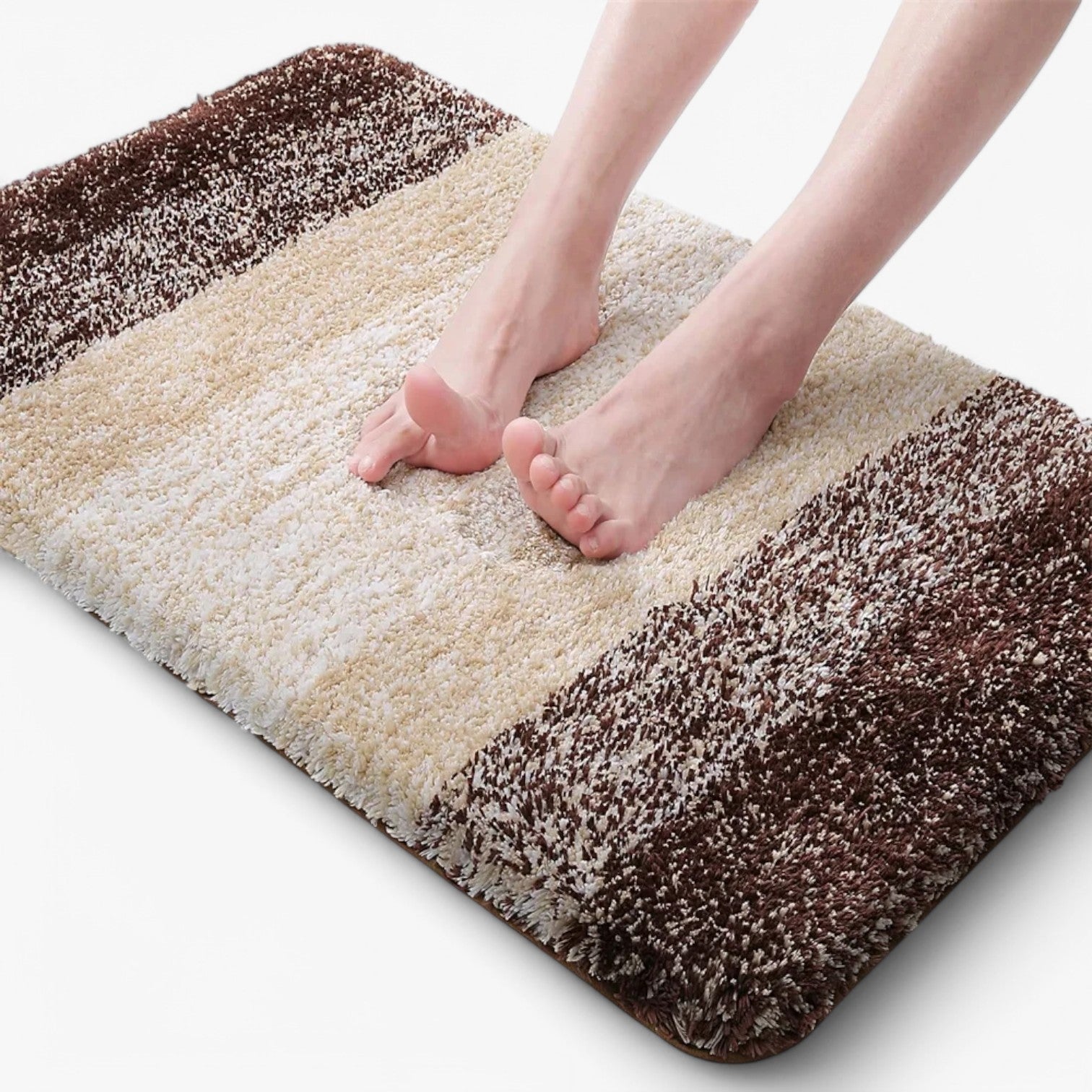 SUENTA Saugfähige Rutschfeste Badematte Trocken Füße Nach Dusche