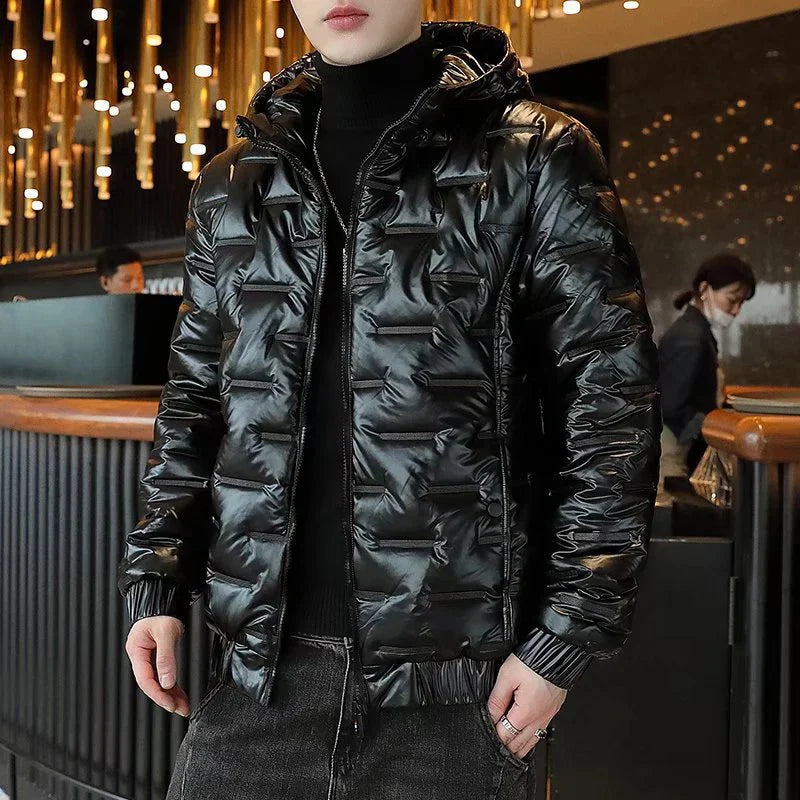 SUENTA Skijacke Für Herren Modisch Langarm Klares Design Kalte Tage