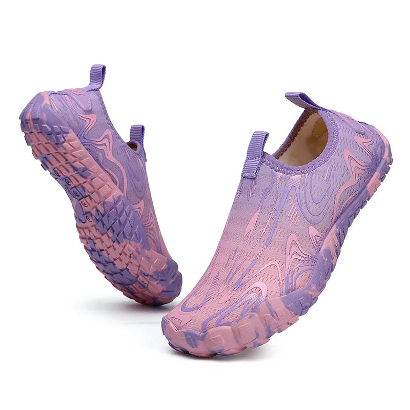 SUENTA Unisex Reinschlüpfen Barfußschuhe Wasserdichte Rutschfeste Sohle