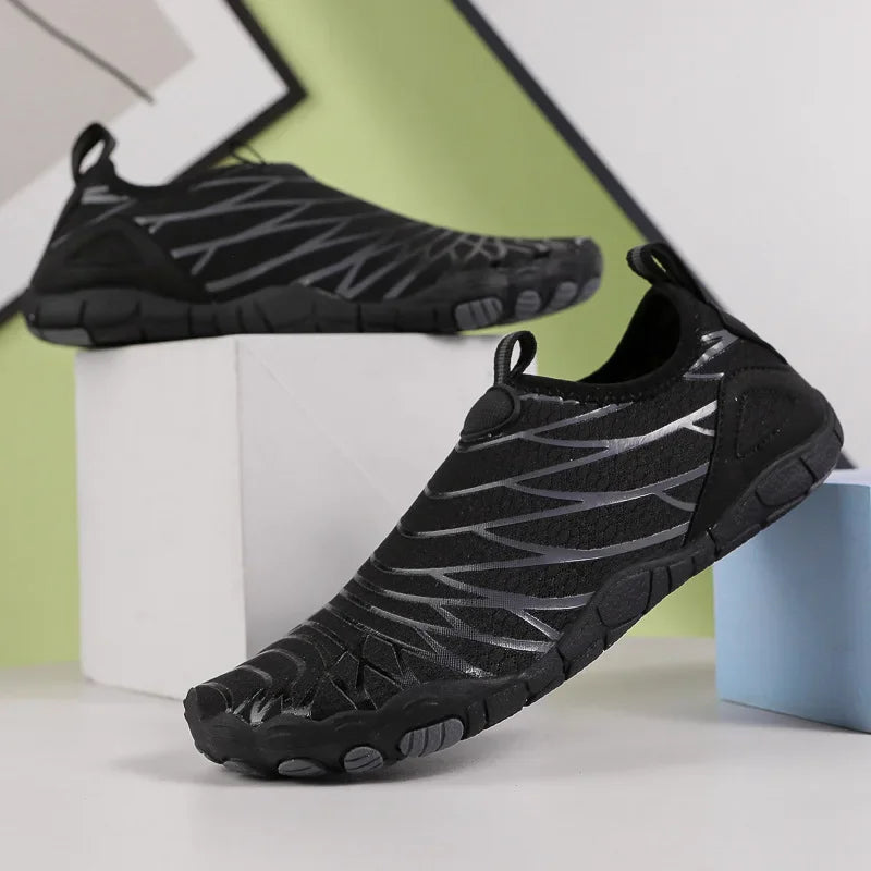 SUENTA Unisex Wasserdichte Barfußschuhe Rutschfest Laufgefühl