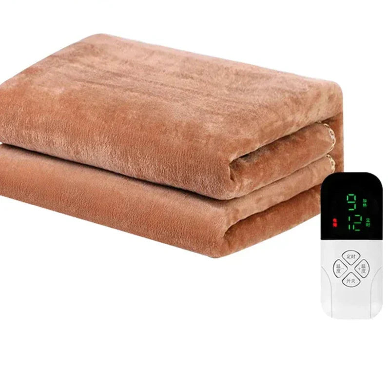 SUENTA CozyControl - Smarte Elektrische Decken Mit Thermostatsteuerung - Heizdecke 9 Stufen 120x180cm
