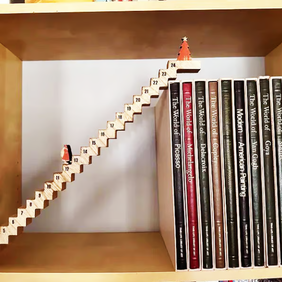 Lustiger Weihnachtsmann Adventskalender - Geschenk