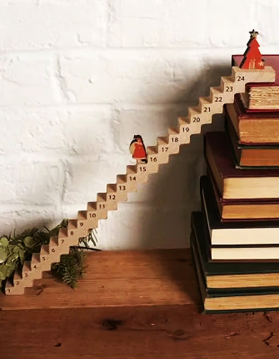 Lustiger Weihnachtsmann Adventskalender - Geschenk