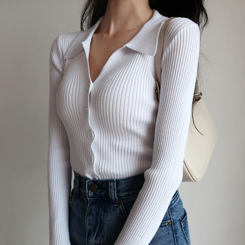 SUENTA Marquise Damen-Cardigan – Schmale Passform mit V-Ausschnitt & Revers