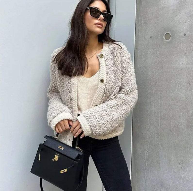 SUENTA Chloé | Damen-Teddyjacke für die Übergangszeit – Vielseitig und bequem
