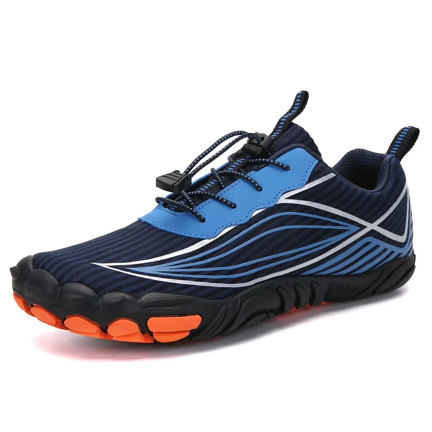 SUENTA Unisex Flache Barfußschuhe Wasserdichte Fünfzehige Aufbau