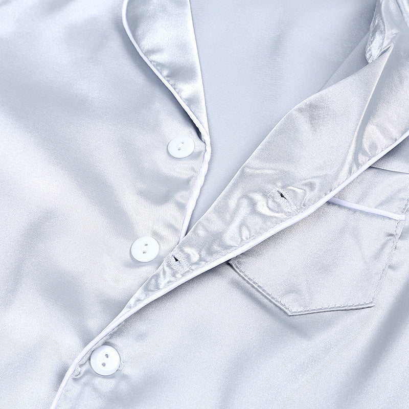 SUENTA Seiden-Pyjama-Set Luxuriöses Komfort weiche Berührung Haut