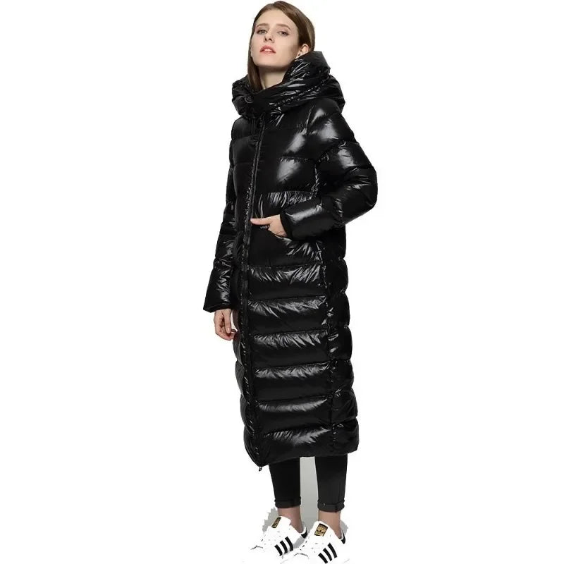 SUENTA Sunkisses Damen Lange Daunenjacke - Moderner Stil für kühle Tage