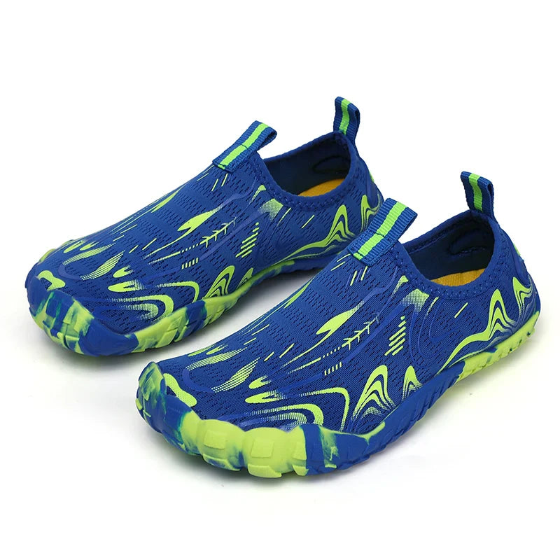 SUENTA Unisex Reinschlüpfen Barfußschuhe Wasserdichte Rutschfeste Sohle