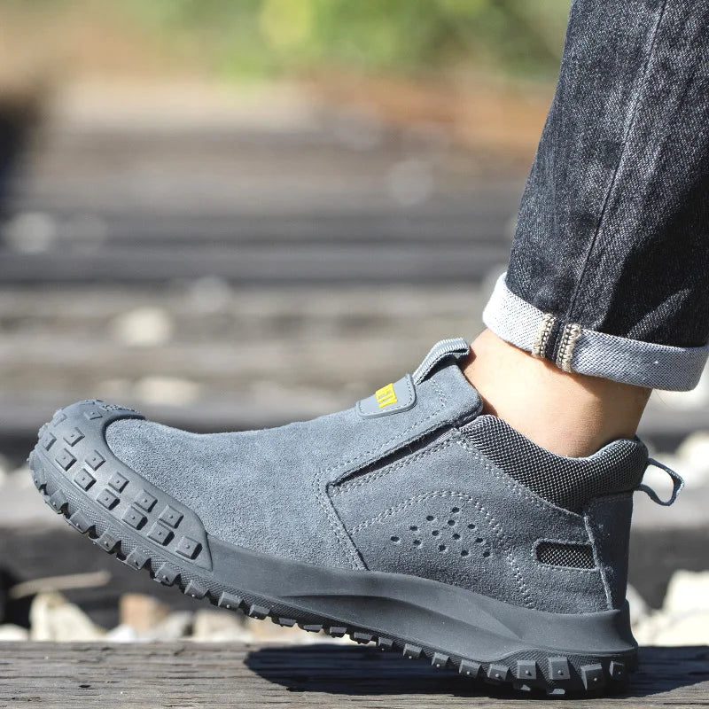 SUENTA Secora | Herren Sicherheitsschuhe – Leicht & Atmungsaktiv, Sportliches Design & Hoher Tragekomfort grå