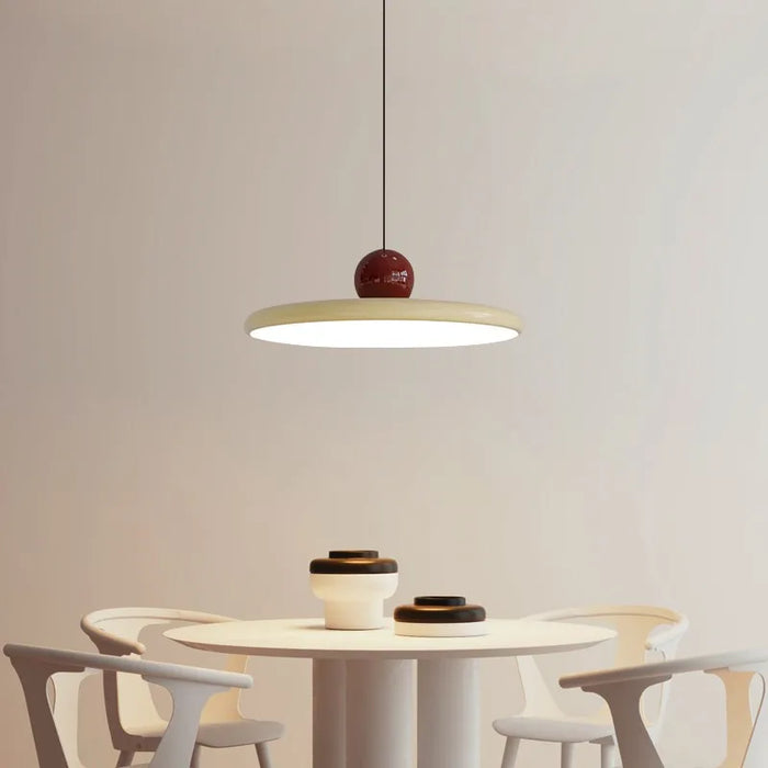 SUENTA Skandinavische Glaslampe im Bauhaus-Stil Beige