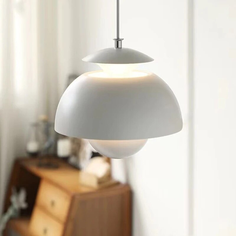 SUENTA Skandinavische Modern Led Pendelleuchten Licht Weiß 30 cm Weiß