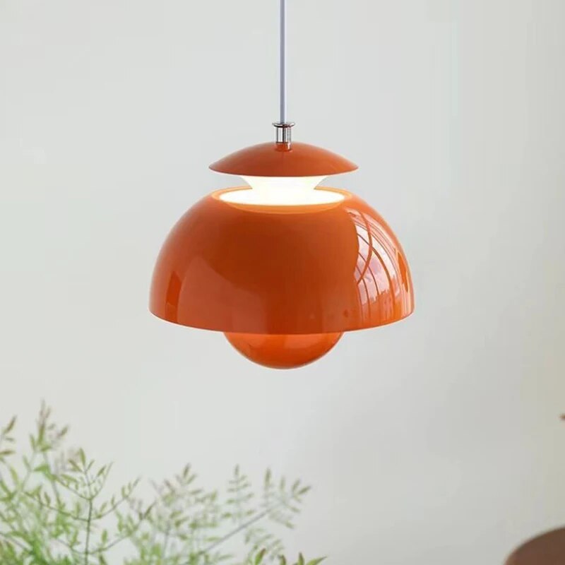 SUENTA Skandinavische Modern Led Pendelleuchten Licht Weiß 30 cm Orange