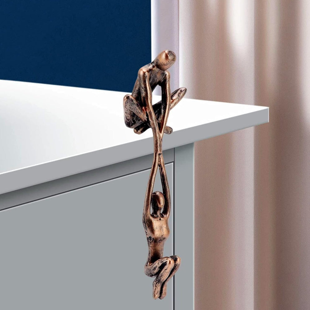 SUENTA Skulptur Ewige Liebe Innere Stärke Neutrale Farbtöne Bronze