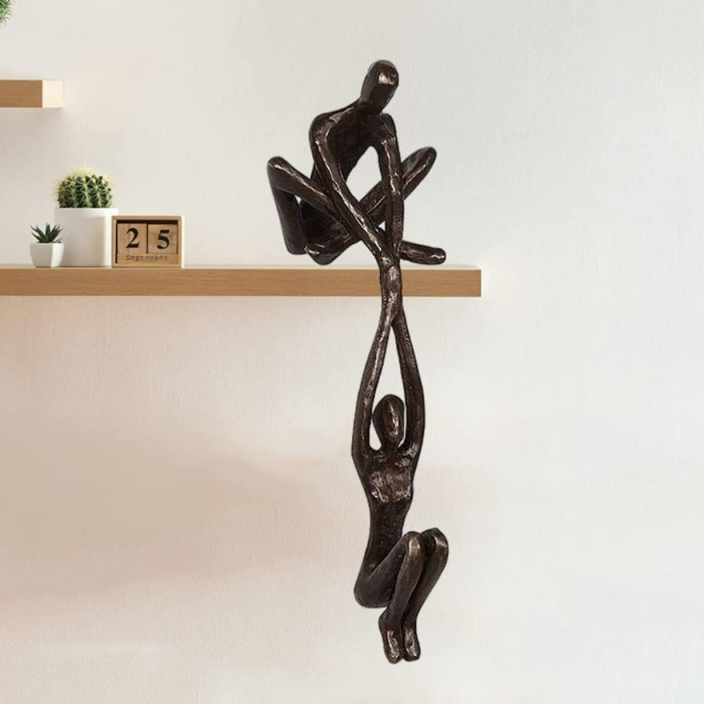 SUENTA Skulptur Ewige Liebe Innere Stärke Neutrale Farbtöne Schwarz
