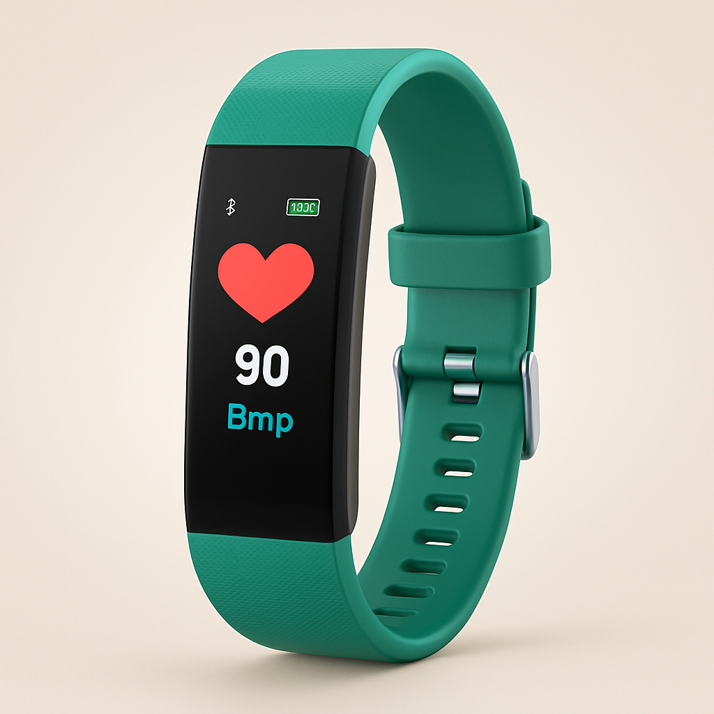 SUENTA Senior-Smartwatch Gesundheits-Tracker-Funktionen LED-Display Grün