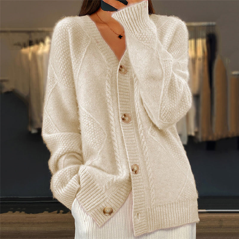 Bersh | Chaqueta de punto cómoda para mujer con mangas largas