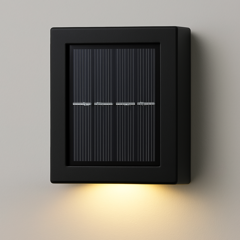 SUENTA SolarGlow - LED Solar Wandlampen – Kabellos, Wetterfest & Stimmungsvolles Licht für Außenbereiche