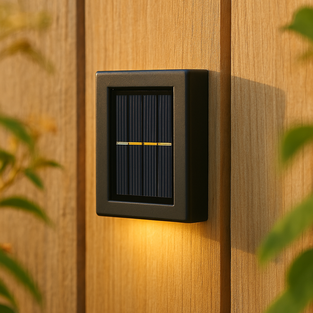 SUENTA SolarGlow - LED Solar Wandlampen – Kabellos, Wetterfest & Stimmungsvolles Licht für Außenbereiche