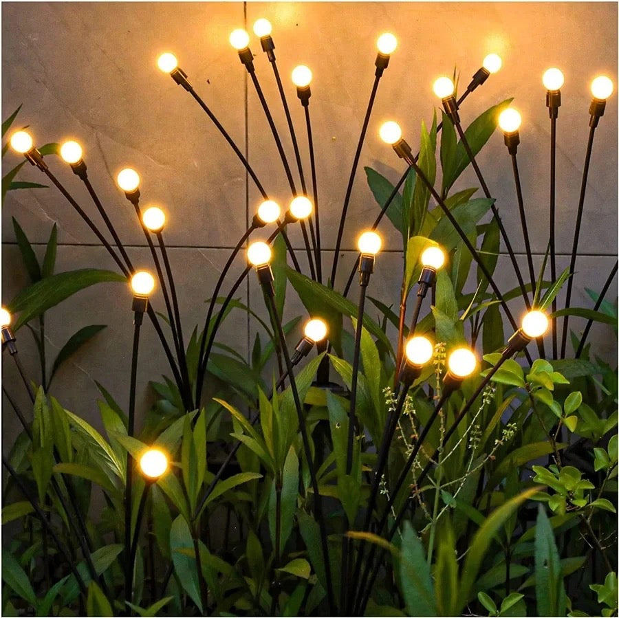SUENTA Solar Glühwürmchen Gartenlichter 6 Stück (RGB)