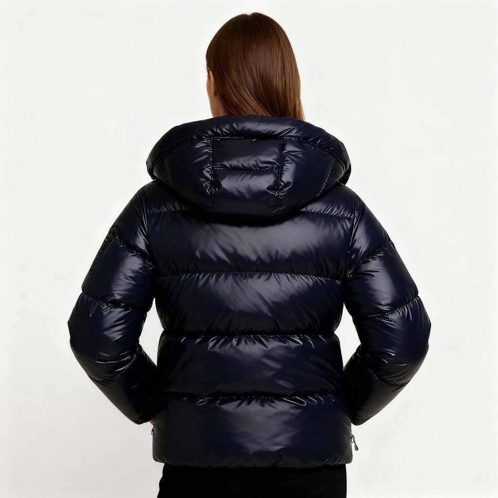 SUENTA Damen Thermojacke Sportliche Eleganz Steppdesign Komfortable Kapuze