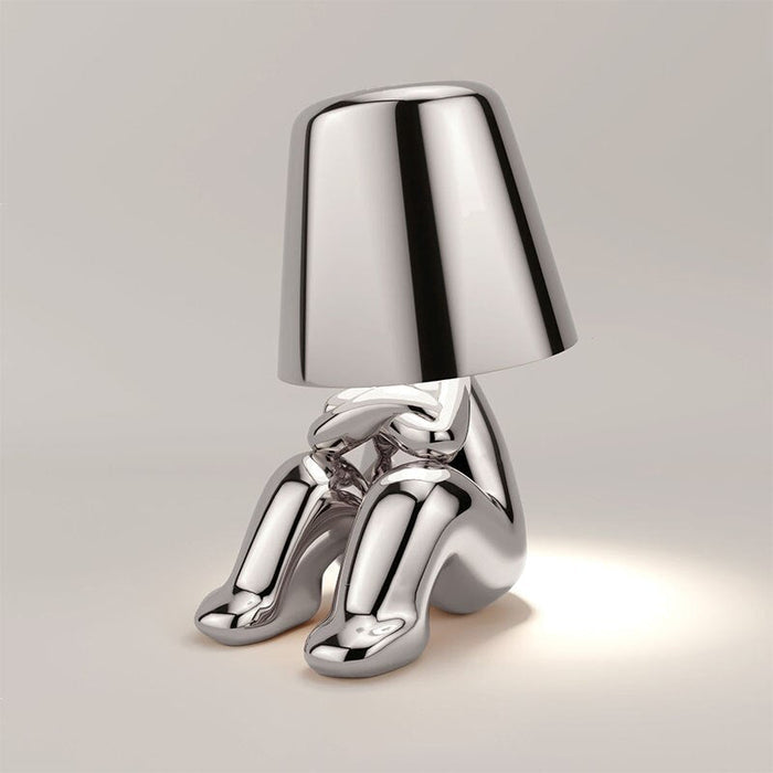 SUENTA Stimmungsvolle kabellose Lampe für jeden Raum Plünderung von Silber