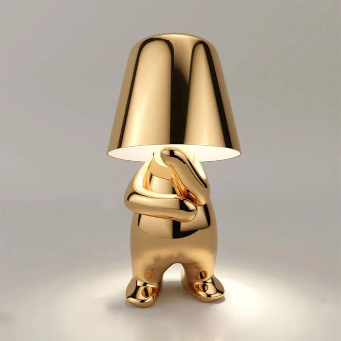 SUENTA Stimmungsvolle kabellose Lampe für jeden Raum Denken in Gold