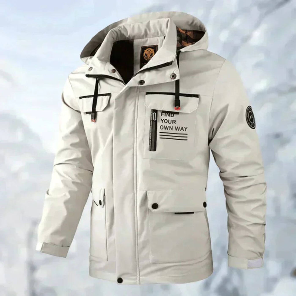 SUENTA Herren Outdoor-Jacke Wasserdicht – Wintertauglich & Thermofutter