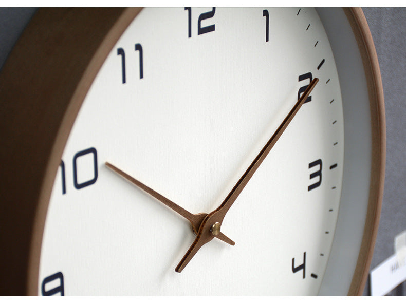 SUENTA Tidblock-Uhr Klares Design Plast 25x25 cm Stiller Quarz