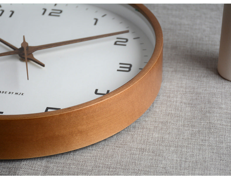 SUENTA Tidblock-Uhr Klares Design Plast 25x25 cm Stiller Quarz