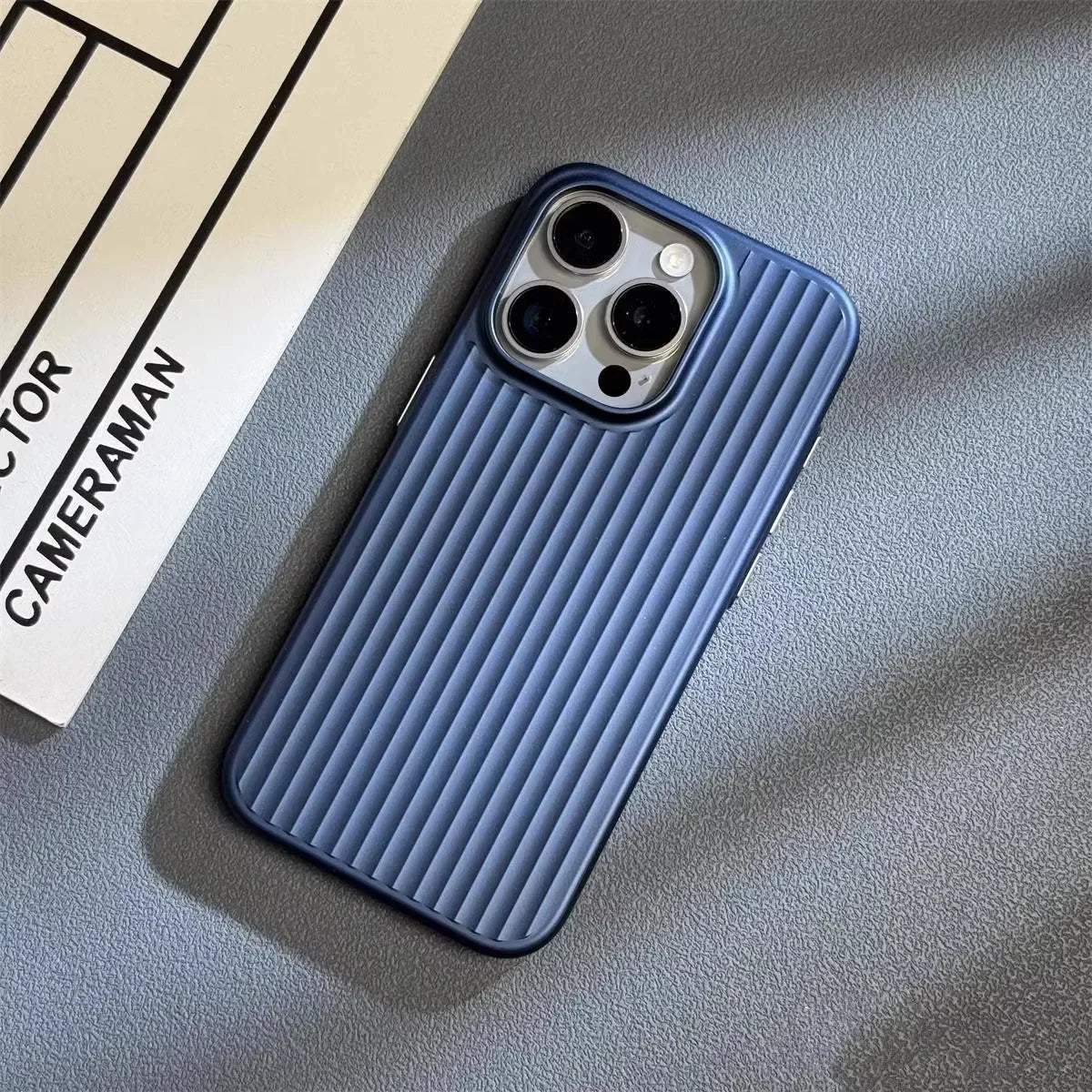 SUENTA Handyhülle Ultra-dünne Stoßfeste iPhone Schutz Vor Stürzen Blau