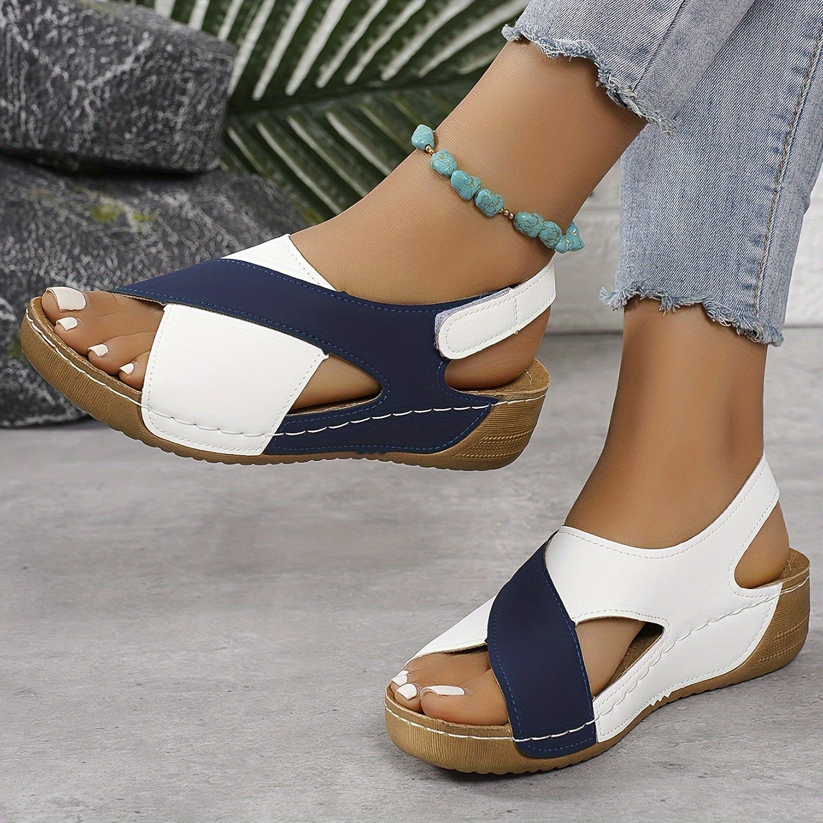 SUENTA Sephira | Damen Sandalen – Ultra-Bequeme Passform, Integrierte Unterstützung & Stilvoller Komfort Blau