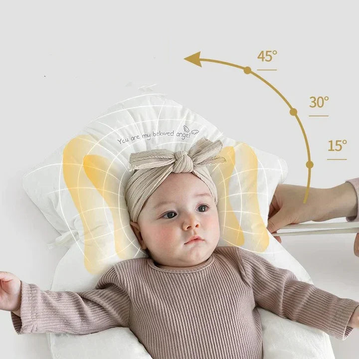 SUENTA Infant Hug Sleep Pillow for Newborns - Calming Anti-Startle Sleeping Cushion with Gentle Chest Pressure & Breathable Cotton Cover for Crib