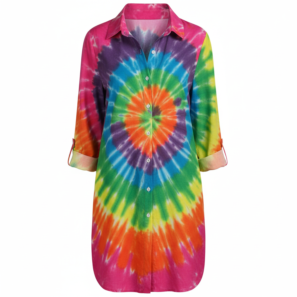 SUENTA Pamelo | Damen Sommerhemd – Lockere Oversize-Passform, Klassischer Kragen & Praktische Taschen