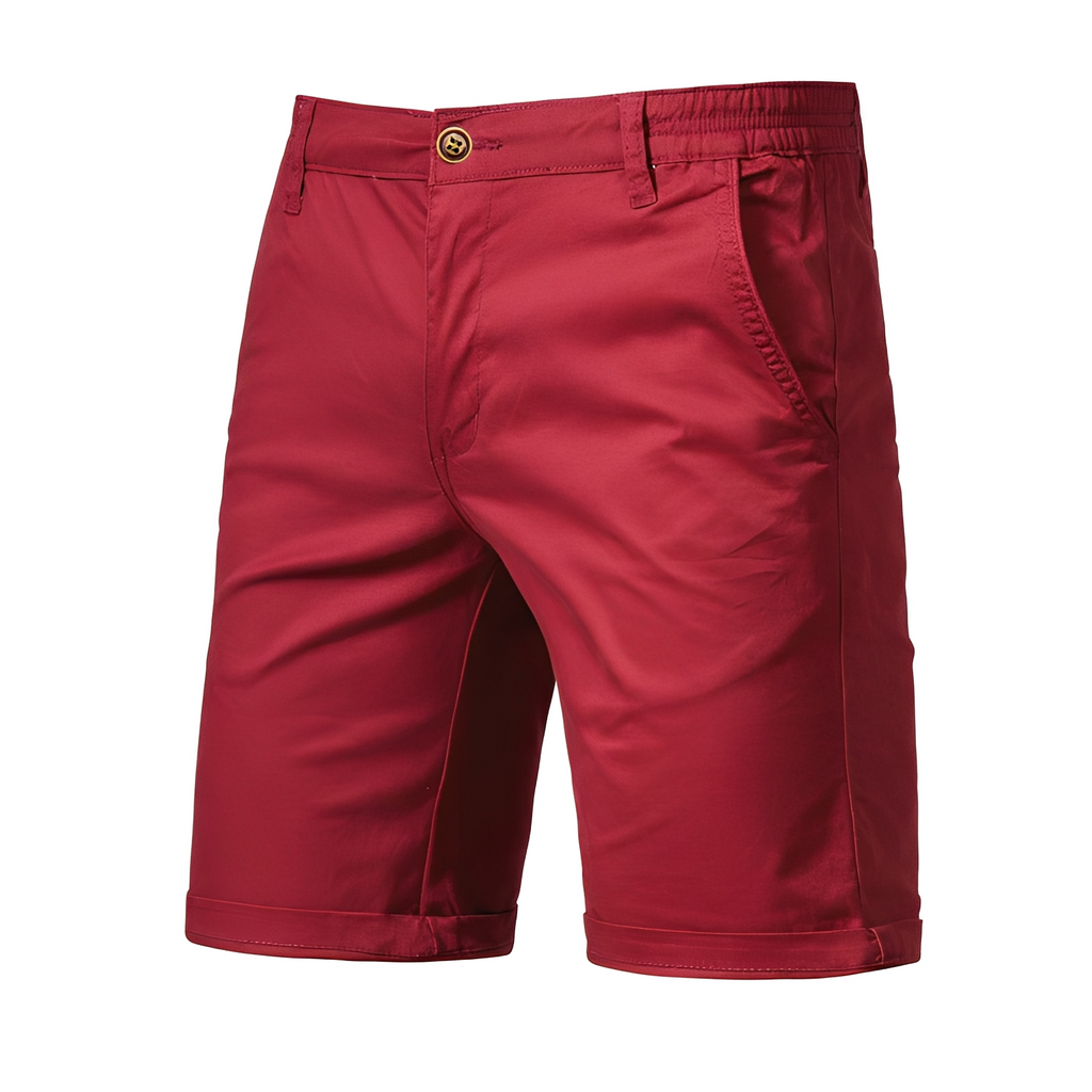 SUENTA Ranches | Herren-Shorts – Trendiges Design, entspannte Passform & moderner Komfort Rot