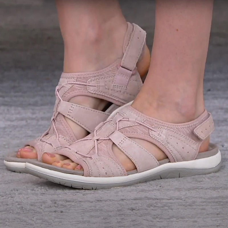 SUENTA Sophé | Verstellbare Sandalen – Komfort und Stil in einem Rosa