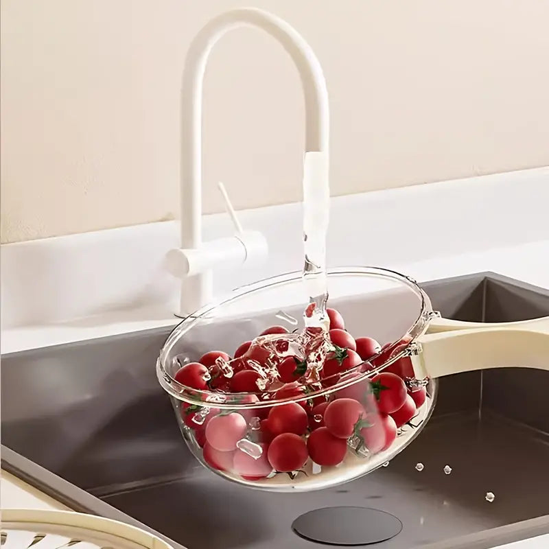 SUENTA Vielseitige 2in1 Abtropfschale Für Obst Gemüse Pasta