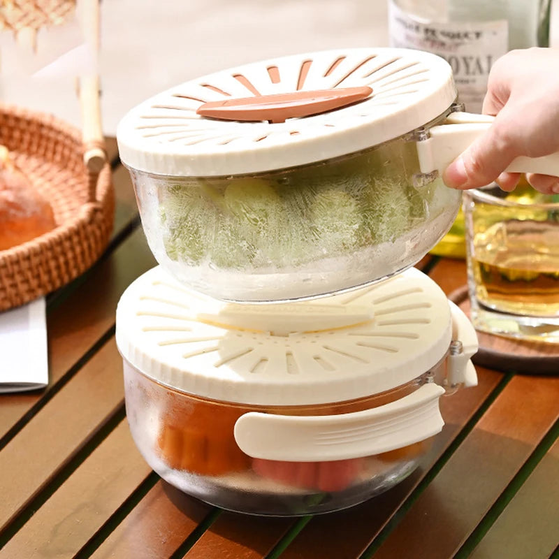 SUENTA Vielseitige 2in1 Abtropfschale Für Obst Gemüse Pasta